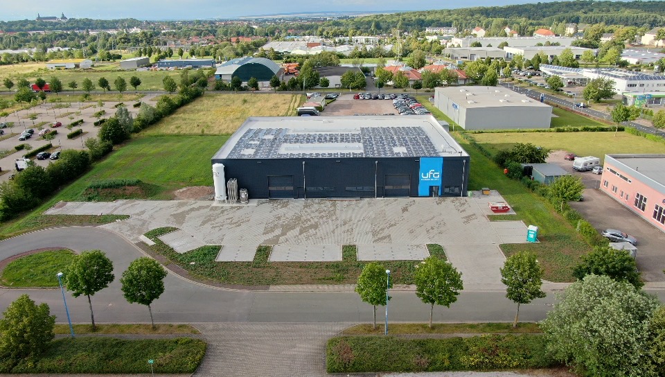 View from above of our new premises. View from above of our new premises.